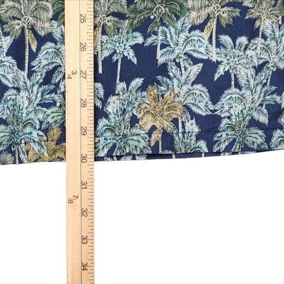 Tori Richard Hawaiian Shirt Large Floral Palm Short Sleeve 100% Cotton Lawn. - Picture 8 of 14
